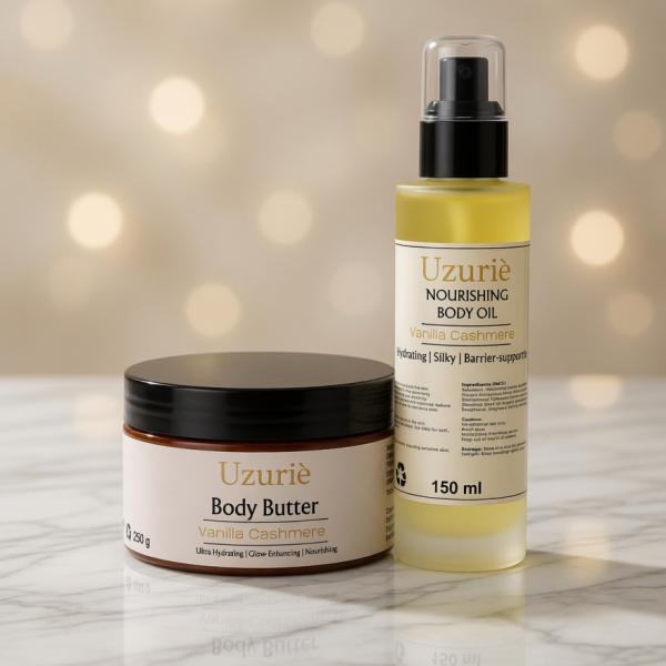 Vanilla Cashmere Oil & Body Butter Set